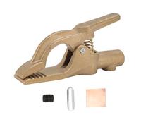 Fafeicy Abrazadera de Toma de Tierra para Soldadura, 300A, Conductividad de Latón de Alto Grado, a Prueba de Oxidación, con Diseño Estilo T, para Soldadura por Sumergido con de Argón