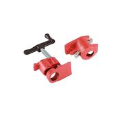 Fafeicy Abrazadera de Tubo para Pegar Madera de 1/2 Pulgada, Herramientas de Abrazadera de Tubo de Liberación Rápida de Hierro Fundido, Fuerza Uniforme y Fuerte Prueba de Desgaste para Proyectos de