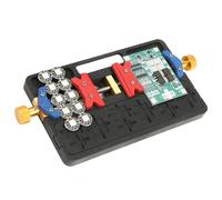 Fafeicy Abrazadera para Fijación de PCB Pequeña y Portátil, Liviana y de Tamaño Pequeño, Soporte Eficiente para 2 Placas de Circuito, Cuerpo de Acero, Resistente Al Calor, Ideal para Trabajos de