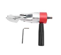 Fafeicy Accesorio Profesional para Taladro de Cizalla de Metal, con Mango Pivotante de 360 grados, Cortador de Chapa de Acero Cr V, para Techos de Hierro, Aluminio, Acero Inoxidable