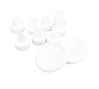 Fafeicy Accesorios para Extractores de Lactancia, Juego de Válvulas de Pico de Pato de Silicona y Membranas para Piezas de Repuesto de Extractores de Lactancia S1 S2