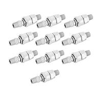 Fafeicy Acoplador de Conector de Liberación Rápida, Conector de Aire del Conector de Aire Autobout C-Type Barb Hembra con Acero Inoxidable, para PU Hose