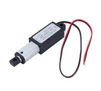 Fafeicy Actuador Lineal Eléctrico de 24 V Mini Actuador de Movimiento Lineal Pequeño de CC Empuje 50 N Velocidad de 15 Mm/s de 0,8 Pulgadas con Interruptores de Límite de