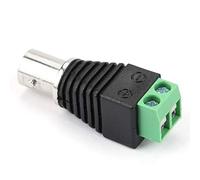 Fafeicy Adaptador BNC Hembra, Material ABS, 10 Piezas para CCTV Video Balun, Fácil Instalación y Compatibilidad con Sistemas de Cámaras