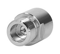 Fafeicy Adaptador de Cilindro de Refresco de CO2 de Metal, Rosca Hembra TR21-4 a Macho, Buen Sellado, Material de Primera Calidad, Superficie Brillante, Adecuado para Varias Máquinas de Refrescos y