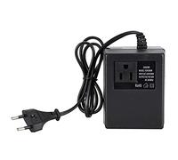 Fafeicy Adaptador de enchufe, convertidor de voltaje de 300 W, AC 220 V a 110 V, EU Plug, 50 Hz / 60 Hz, para viajes(EU Plug)