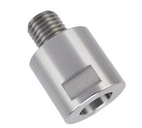 Fafeicy Adaptador de Husillo de Torno, Acero 45, Conexión Duradera para Carpintería, Rosca Macho de 8 TPI de 1 Pulgada y Rosca Hembra de 12 TPI de 1 Pulgada, para Proyectos de Torno de Madera