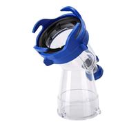 Fafeicy Adaptador de Manguera de Alcantarillado para Enjuague de Tanques, PC Transparente, Adaptador de Alcantarillado para Vehículos Recreativos de 45 Grados con Junta Incorporada e