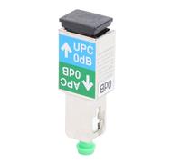 Fafeicy Adaptador SCAPC Macho a SCUPC Hembra Acoplador de Fibra óptica SC a SC UPC Conector Híbrido con Baja Pérdida de Inserción para Red de Comunicación de Fibra óptica
