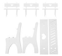 Fafeicy Adorno de Silla de Muñecas, Silla de Muñeca 4pcs/Set, Adorno de Silla de Muñecas Muñecas Colgantes de Muñeca Pequeña Silla de Silla Mini Ornamento de Silla de Yeso Artesanía de Arte para