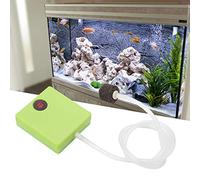 Fafeicy Aireador de Bomba de Aire para Peces Portátil con Batería con Piedra de Aire, Bomba de Oxígeno para Acuario de Plástico ABS para Tanques de Peces de 80-100 L, Más de 10 Horas de