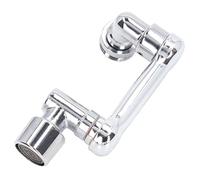 Fafeicy Aireador de Grifo Giratorio de 1080 Grados, Extensor de Grifo de Cobre de Acero Inoxidable con Filtro de 4 Capas y Juntas Antifugas para Fregadero de Cocina y Baño