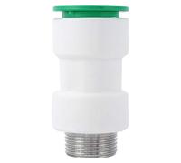 Fafeicy Ajuste de Tubo de Rosca Macho de 32 Mm a G1in Accesorios de Tubo de Conector Rápido Recto para PPR PE PVC Fácil de Instalar