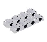 Fafeicy Aleación de Aluminio Deslizante de Rodamiento de Bolas Bloque de Película de Baja Fricción -CNC para Impresora 3D, Movimiento Suave, Almacén Estable, Control Deslizante de 8 PC, Aplicación