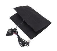 Fafeicy Almohadilla Térmica Eléctrica USB, Alfombrilla Térmica Eléctrica Lavable Flexible y Multifuncional con Ajuste de 3 Engranajes, con Puerto USB de 5V 2A