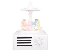 Fafeicy Altavoz Giratorio de Caballo, Caja de Música Bluetooth con Sonido Estéreo de 360 Grados, 3 Modos de Reproducción, para Fiesta en Interiores y Exteriores de Coche