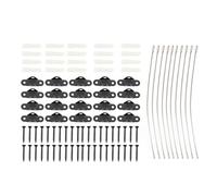 Fafeicy Anclajes para Muebles, Anclaje de Seguridad Ajustable para Pared de Gabinete de Acero Inoxidable, Correas Antivuelco para Muebles a Prueba de Bebés