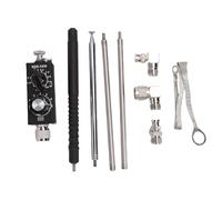 Fafeicy Antena de Onda Corta QRP Portátil Mini 30W 1,8 MHz a 30MHz VHF UHF Acero de Aleación de Aluminio Sintonizado Ajustable para Aviación de Onda Corta