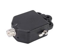 Fafeicy Antena HF Radio Ham End Fed Balun 1:64 Mini Carcasa ABS Duradera 100W 1 a 30Mhz Portátil para Operaciones de Radio FT8 Am