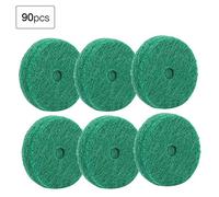 Fafeicy Arandelas de Piano de 90 Piezas, Arandelas de Teclas de Nivelación de Piano de Fieltro, Piezas de Reparación de Equilibrio Verde para Teclado