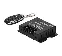 Fafeicy Atenuador RF, Equipo Eléctrico de Ajuste de Brillo Inalámbrico con Control Remoto, para Campos de Seguridad de Control Industrial 5V a 24V 30A 360W
