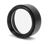 Fafeicy Auxiliar de Aleación de Aluminio, Lente de Objetivo Auxiliar de Microscopio Lente de Objetivo de WD120 0.7X de Microscopio para Piezas de Imágenes de Equipos de Estéreo