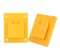 Fafeicy Base de Soporte de 2 Piezas, Base de Soporte de máquina de Herramientas eléctricas, Adecuado para M18 18V/DEWALT 20V(Amarillo)