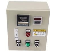 Fafeicy BEM-C700 Controlador de Temperatura PID Digital Caja de Control de Termostato 380V AC 7.5KW 18A 0-400°C con Termopar Tipo K Tornillo M6 para Horno IR Maquinaria de Plástico de
