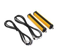 Fafeicy BEM0820-A-140NB Cortina de Luz de Seguridad de 4 Haces IP65 Dispositivo de Sensor de Pantalla de Luz Infrarroja de 20 Mm para Maquinaria de Estampado y Maquinaria de Corte