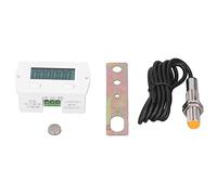 Fafeicy BERM Mini Contador Digital, Contador Electrónico de 6 Dígitos con Cubierta de ABS para Línea de Ensamblaje de Máquinas Herramienta Punzonadora, Funcionamiento Estable con Batería hasta 158 °F