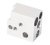 Fafeicy Bloque de Calentador Hotend de Impresora 3D Aleación de Cobre a Alta Temperatura para SV07 - Aislamiento Térmico Mejorado, Excelente Resistencia a la Oxidación, Buena Compatibilidad para los