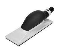 Fafeicy Bloque de lijado de extracción de polvo manual, bloque sin polvo de rectificado cuadrado de plástico, tipo pegajoso mágico, 200 * 70 mm, Palet Eléctrico Neumático