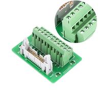 Fafeicy Bloque de Terminal PLC Conector DIN Rail Tornillo de Montaje Bloque Terminal con Soporte para Servo PCB Carrier 15/32/35 Mm Rail DIN