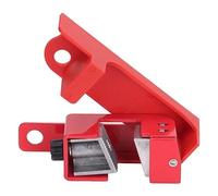 Fafeicy Bloqueo de Disyuntor, Dispositivo de Bloqueo de Aleación de Aluminio, Manual, Corriente de Alto Voltaje con Manual Fácil, Kit de Etiquetado de Industrial Compacto, Equipo Eléctrico para