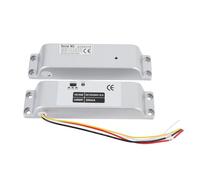 Fafeicy Bloqueo de Perno de Caída Eléctrica, Retraso de Tiempo Bloqueo de Mortaja Eléctrica Fall Modo NC 12V 24 V con Temporizador de Retraso Ajustable para Puertas de Metal de Madera