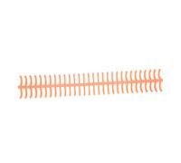 Fafeicy Bobina de Encuadernación en Espiral, Material Plástico, 30 Orificios, 16 Mm de Diámetro, Perfecta para Uso en Oficina y Escuela con Capacidad para 130 Hojas (ORANGE)