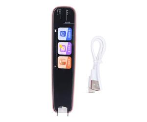 Fafeicy Bolígrafo de Escaneo WiFi Bolígrafo de Lectura Inteligente con Pantalla Táctil ABS Carga Tipo C Batería de 650 MAh Traducción de Frases y Líneas