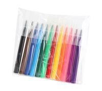 Fafeicy Bolígrafos de Acuarela Lavables de 12 Colores con Recambios para Rotulador Eléctrico, Suministros de Dibujo, Pintura, Arte y Manualidades para Niños