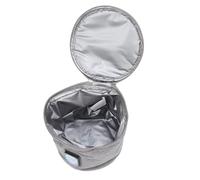 Fafeicy Bolsa Enfriadora de Leche Materna, Pantalla Digital de Temperatura, Bolsa de Hielo, Tela Oxford, mamá Lactante, Guardería (Gray)