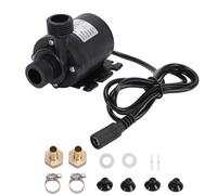 Fafeicy Bomba de Agua Bomba de Circulación 800L/H 16.4ft Elevación 19W Motor sin Escobillas Silencioso para Calentador Solar RV Cervecería Granjas Pecera