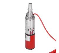 Fafeicy Bomba de Agua Solar de 12 V, Bomba de Pozo Sumergible de Acero Inoxidable, Elevación Máxima de 30 M, Flujo de 1,5 M³/h para Barcos de Pesca, Estanques de Peces, Riego Agrícola