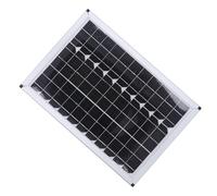 Fafeicy Bomba de Riego Solar, Bomba de Fuente Alimentada por Energía Solar de 20W con Elevación de 12V y 5m para Riego de Piscinas y Estanques de Jardín, Silicio Monocristalino ABS
