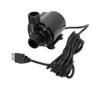 Fafeicy Bomba Inmersible, DC 5V IP68 Bomba de la Fuente de la Fuente Impermeable 500 L/h con Taza de Succión Al Acuario del Tanque