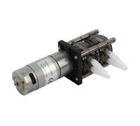 Fafeicy Bomba Peristáltica con Motor Cepillado de CC, Bomba Dosificadora de Líquidos de Montaje en Panel con ABS de Acero Inoxidable para la Industria de Laboratorio, Acuario Doméstico (24V)