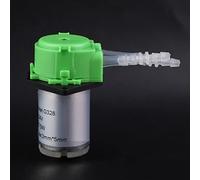 Fafeicy Bomba Peristáltica de 24 V CC, Cabezal de Bomba ABS con 3 Rodillos para Dosificación de Líquidos de bajo Flujo en Análisis de Laboratorio de Acuario, Rango de Flujo de 10-90 Ml/min