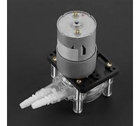 Fafeicy Bomba Peristáltica de Alta CC de 12V con Tubo de Silicona Transparente, Caudal de 400ml/min para Acuario y Dosificación de Productos Químicos