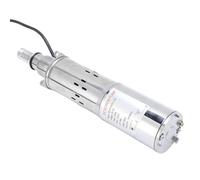 Fafeicy Bomba Sumergible Solar, 220W 1.2m³/h Bomba de Agua de Acero Inoxidable con Cabezal de 98 Pies con Sellado de Goma PTFE y Motor de Cobre Completo, para Riego de Jardines de