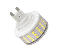 Fafeicy Bombilla LED G9 de 10W, Cuenta de Luz LED de Alto Brillo, Lámpara Ahorro de Energía de 1000LM para Iluminación del Hogar (luz blanca) (blanca)