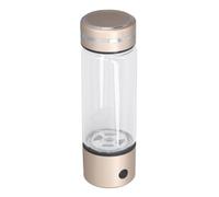 Fafeicy Botella de Vidrio de Agua de Hidrógeno, Ionizador Generador de 300 Ml de 1200 a 1400ppb Electrólisis Rápida Batería Recargable con Cable USB para el de Energía del Inmune