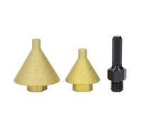 Fafeicy Broca de Biselado, Acero de Aleación, Rectificado de Alta Precisión, 38 Mm 50 Mm para Corte de Baldosas de Cuarzo de Mármol